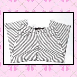 Cheryl Nash Striped Women's Capris Sz 4 Like New